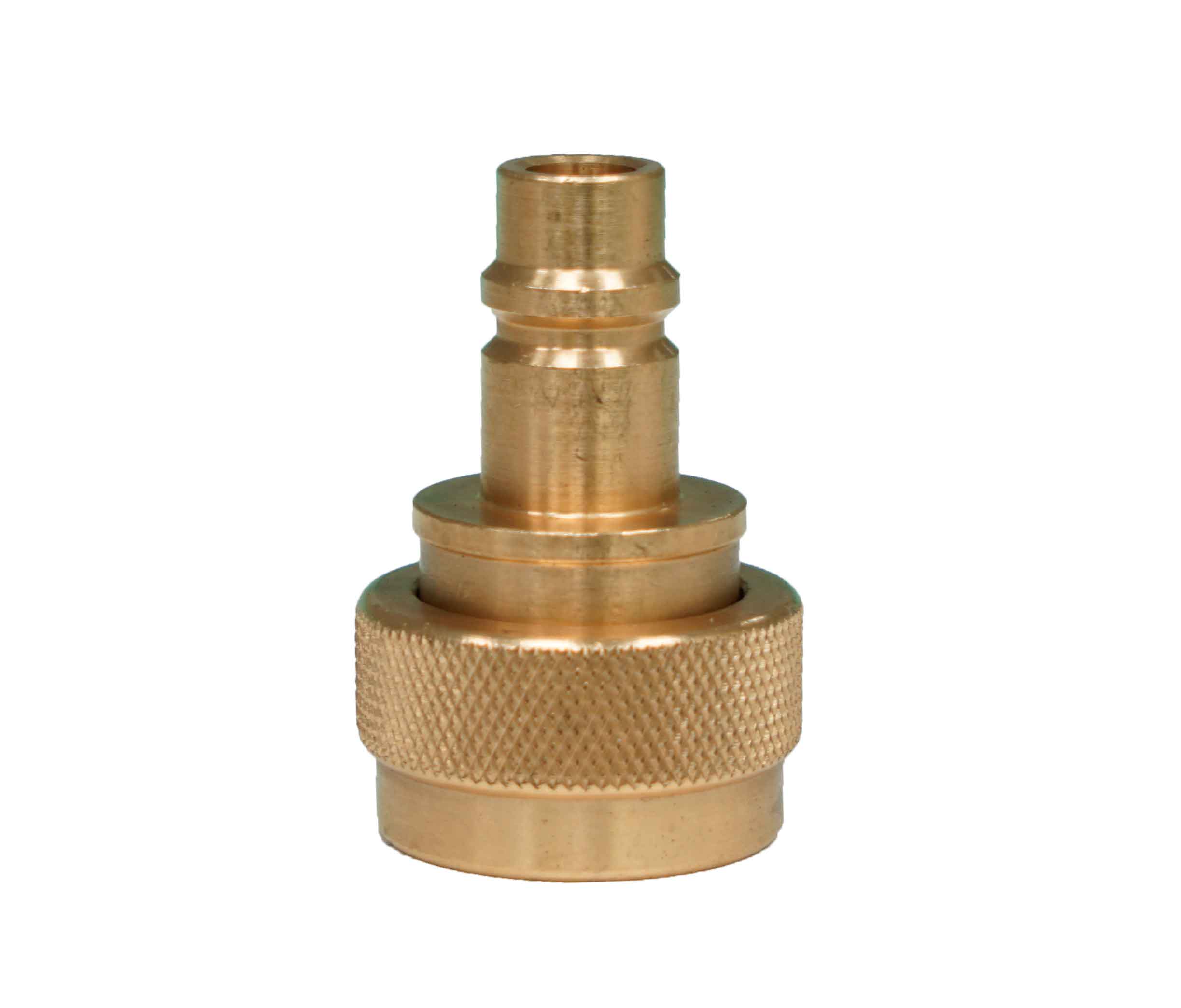 50552-L - Brass-R1234yf-female-coupler-to-R134a-male-coupler-w-STD-valve-core-low-side