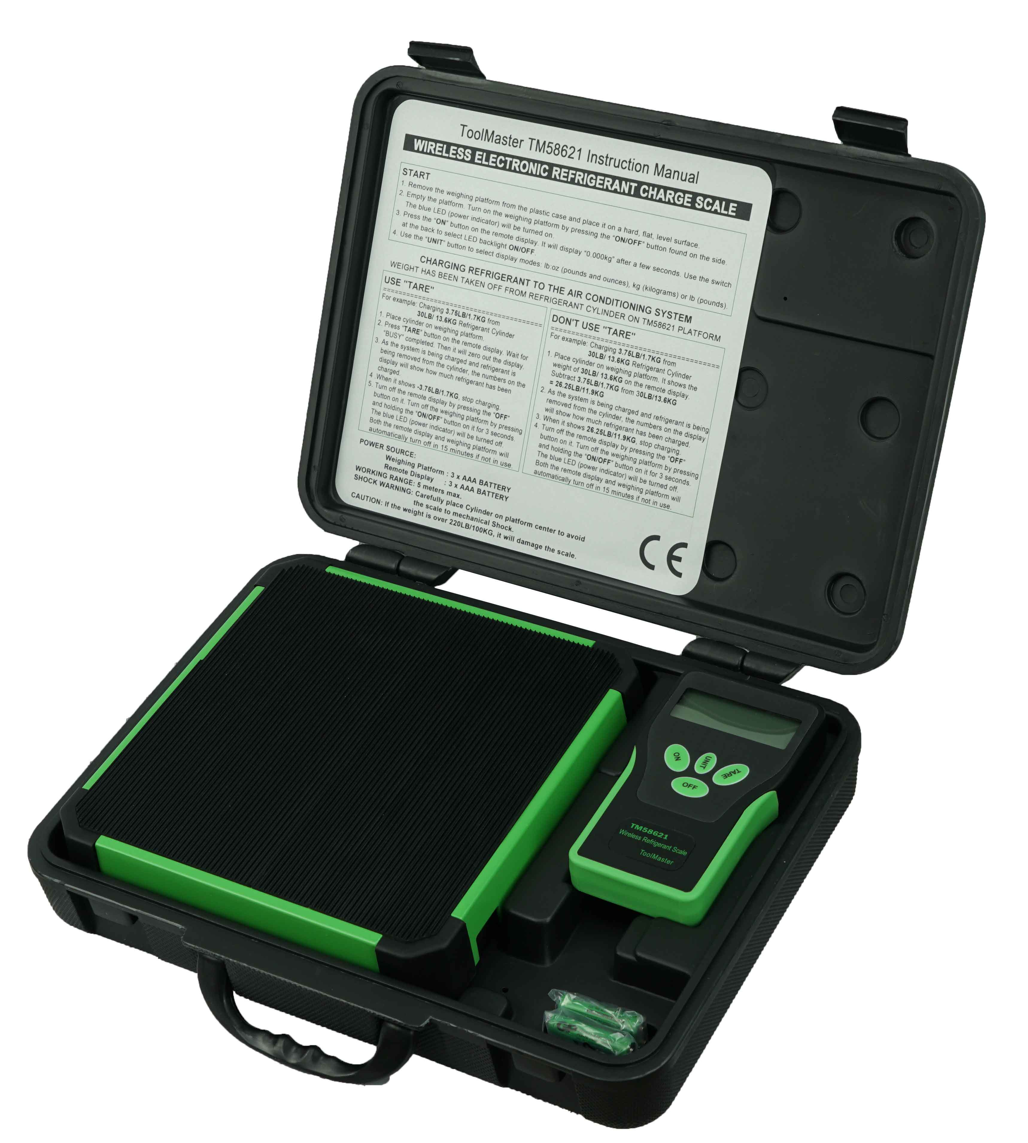 TM58621 - Wireless-Digital-Refrigerant-Scale-100-KGS-5G-ELECTRONIC-REFRIGERANT-CHARGE-SCALE-with-CE-CERTIFICATION